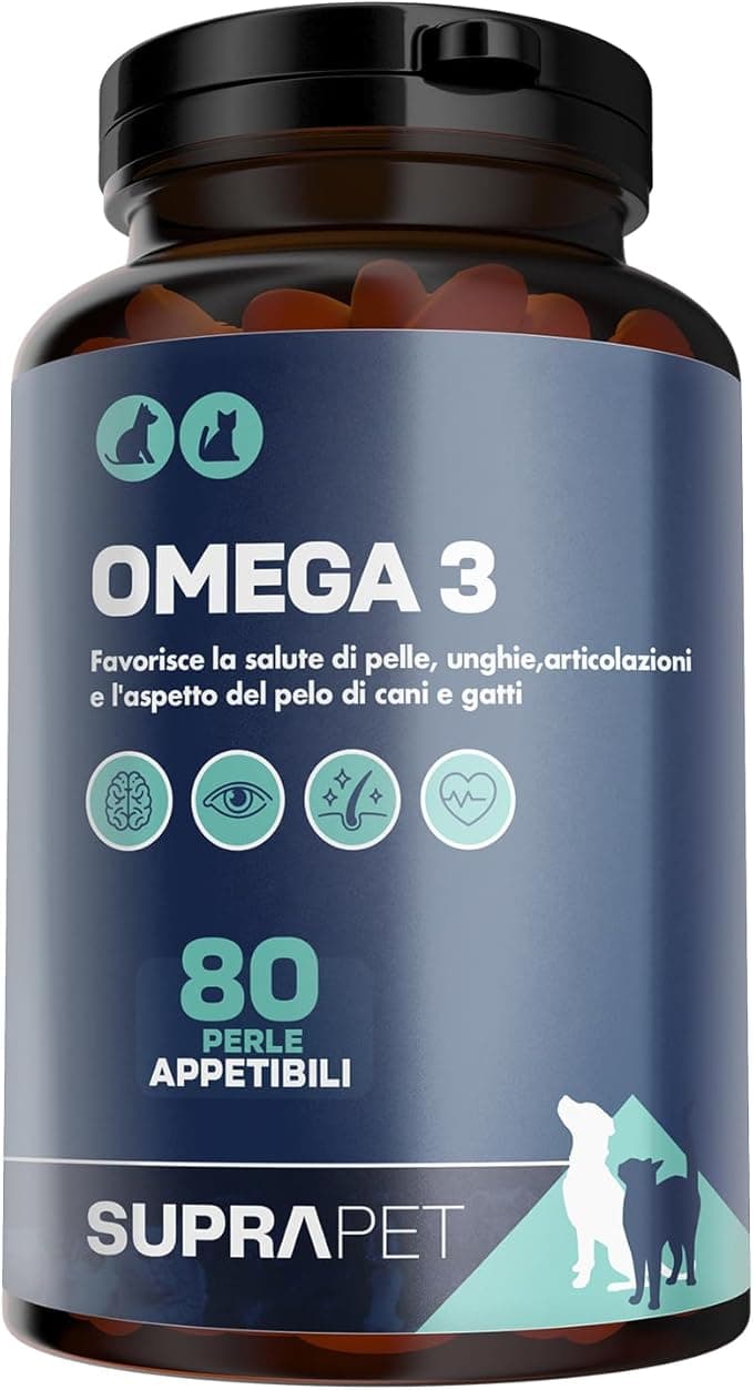 Integratore Omega-3 con DHA per Cuccioli - Sviluppo Cerebrale e Cognitivo